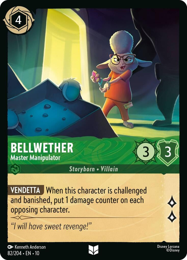 Image for Bellwether - Master Manipulator (82/204) (Whispers in the Well) - Disney Lorcana