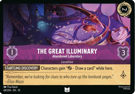 Image for The Great Illuminary - Abandoned Laboratory (68/204) (Whispers in the Well) - Disney Lorcana