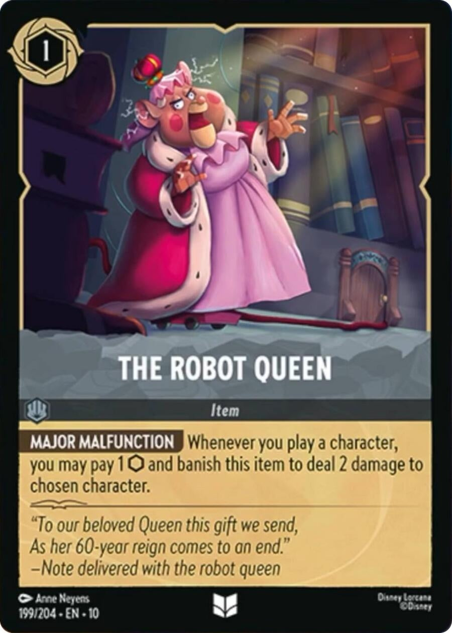 Image for The Robot Queen (199/204) (Whispers in the Well) - Disney Lorcana