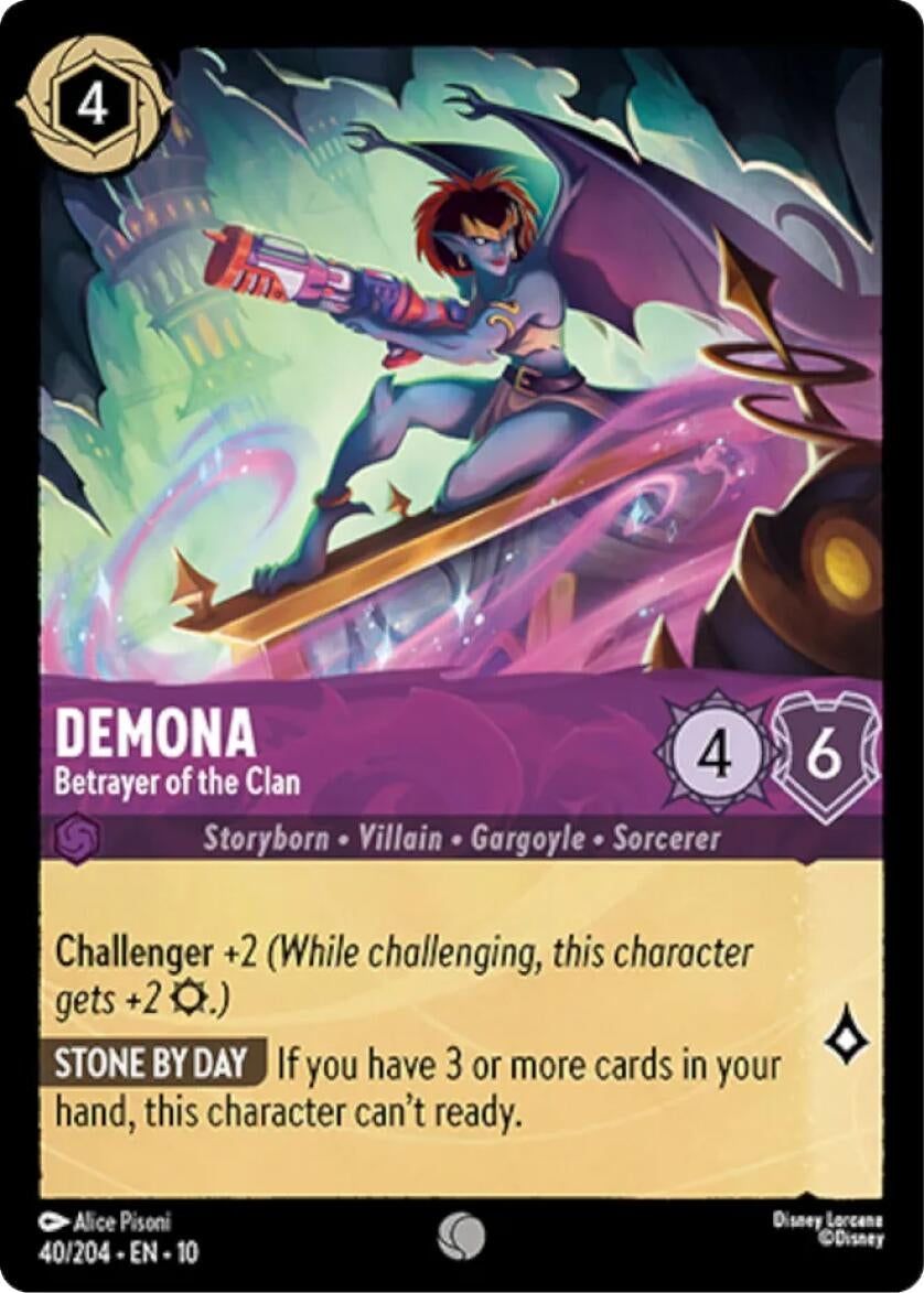 Image for Demona - Betrayer of the Clan (40/204) (Whispers in the Well) - Disney Lorcana