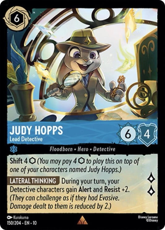 Image for Judy Hopps - Lead Detective (150/204) (Whispers in the Well) - Disney Lorcana