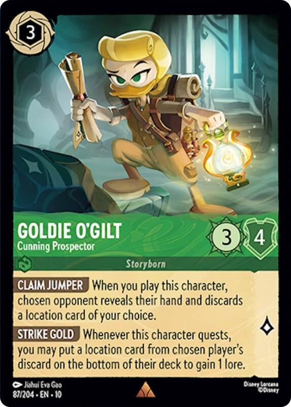 Image for Goldie O'Gilt - Cunning Prospector (87/204) (Whispers in the Well) - Disney Lorcana