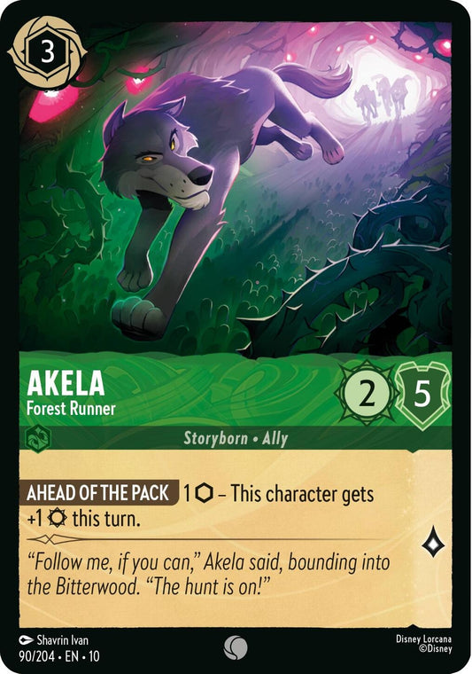 Image for Akela - Forest Runner (90/204) (Whispers in the Well) - Disney Lorcana