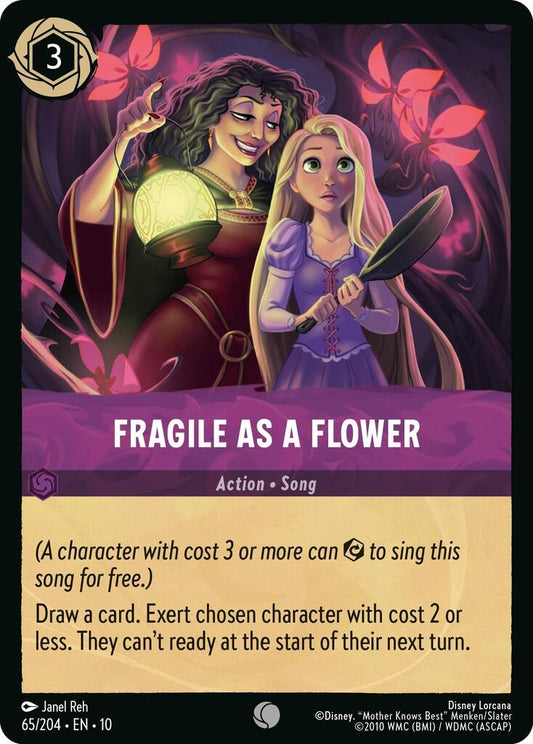 Image for Fragile as a Flower (65/204) (Whispers in the Well) - Disney Lorcana