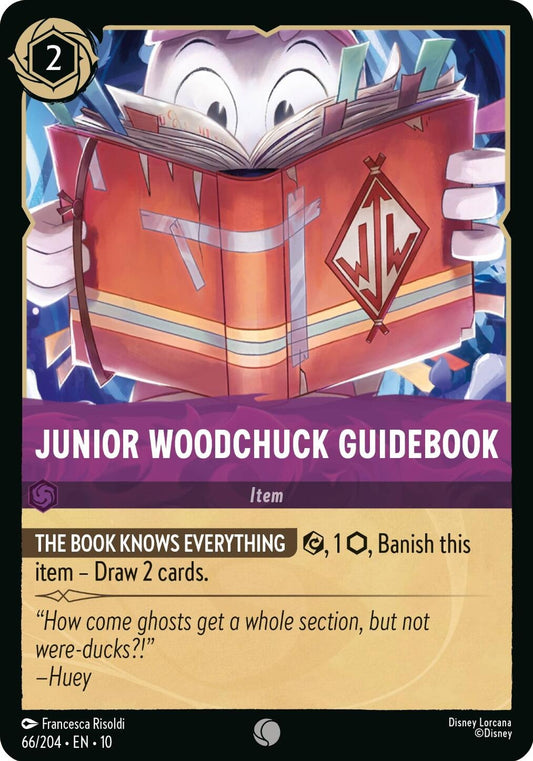 Image for Junior Woodchuck Guidebook (66/204) (Whispers in the Well) - Disney Lorcana