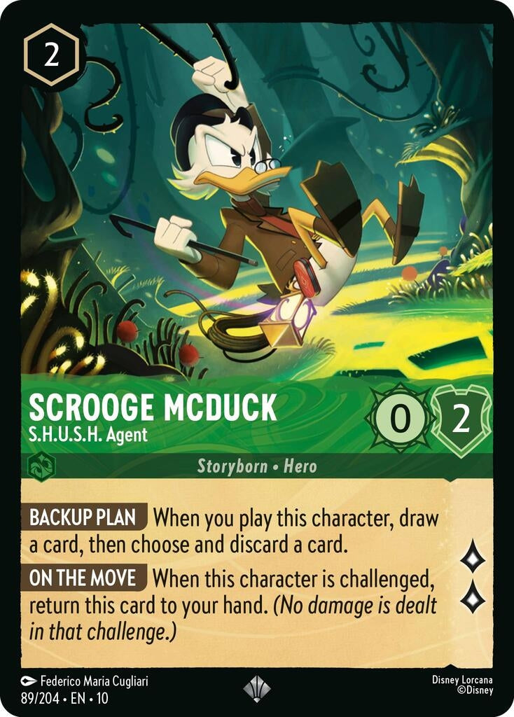 Image for Scrooge McDuck - S.H.U.S.H. Agent (89/204) (Whispers in the Well) - Disney Lorcana