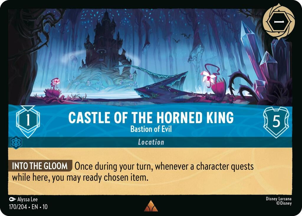 Image for Castle of the Horned King - Bastion of Evil (170/204) (Whispers in the Well) - Disney Lorcana