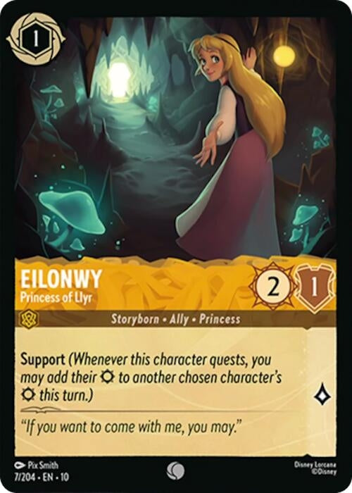 Image for Eilonwy - Princess of Llyr (7/204) (Whispers in the Well) - Disney Lorcana