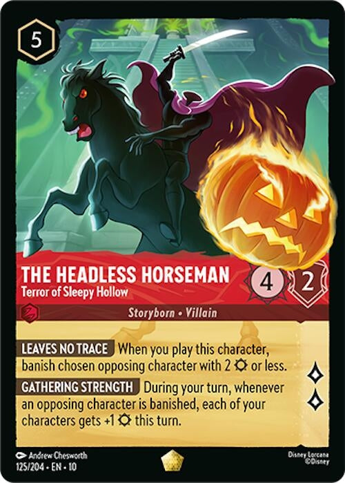 Image for The Headless Horseman - Terror of Sleepy Hollow (125/204) (Whispers in the Well) - Disney Lorcana