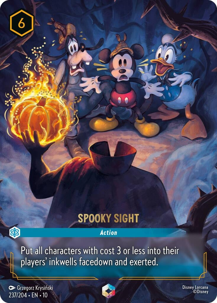 Image for Spooky Sight (Enchanted) (237/204) (Whispers in the Well) - Disney Lorcana