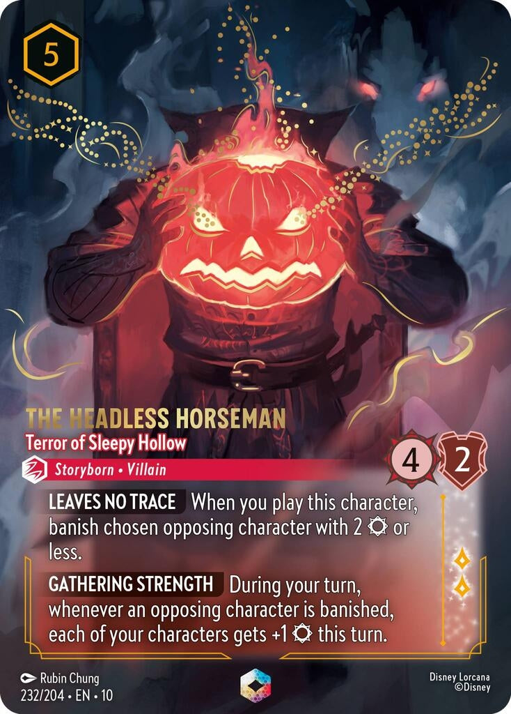 Image for The Headless Horseman - Terror of Sleepy Hollow (Enchanted) (232/204) (Whispers in the Well) - Disney Lorcana