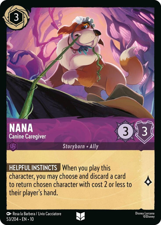Image for Nana - Canine Caregiver (53/204) (Whispers in the Well) - Disney Lorcana