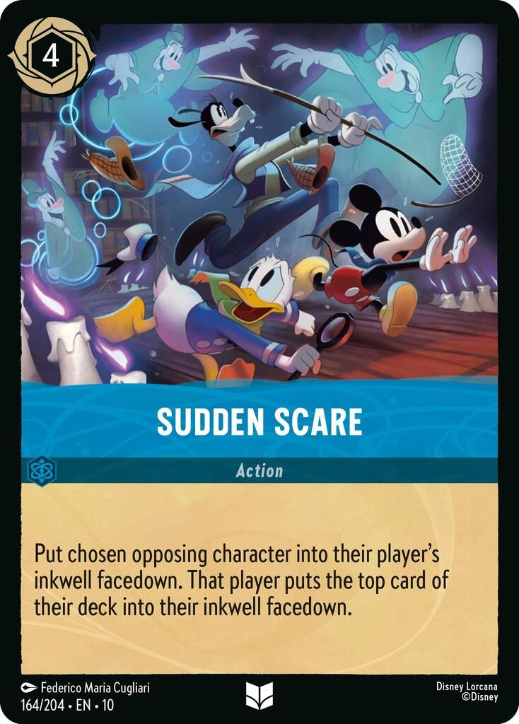 Image for Sudden Scare (164/204) (Whispers in the Well) - Disney Lorcana