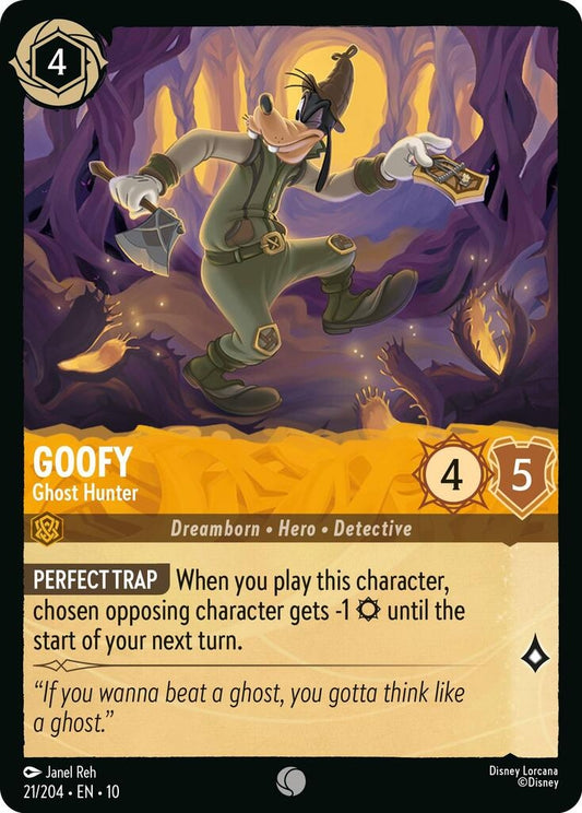 Image for Goofy - Ghost Hunter (21/204) (Whispers in the Well) - Disney Lorcana