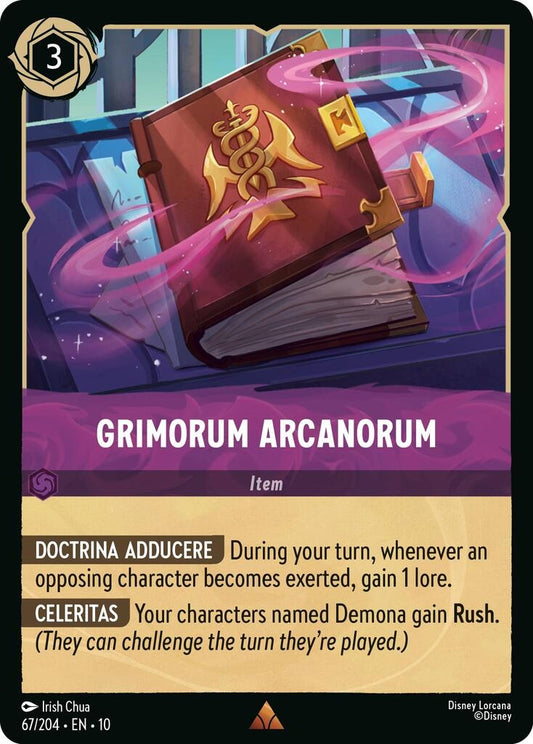 Image for Grimorum Arcanorum (67/204) (Whispers in the Well) - Disney Lorcana