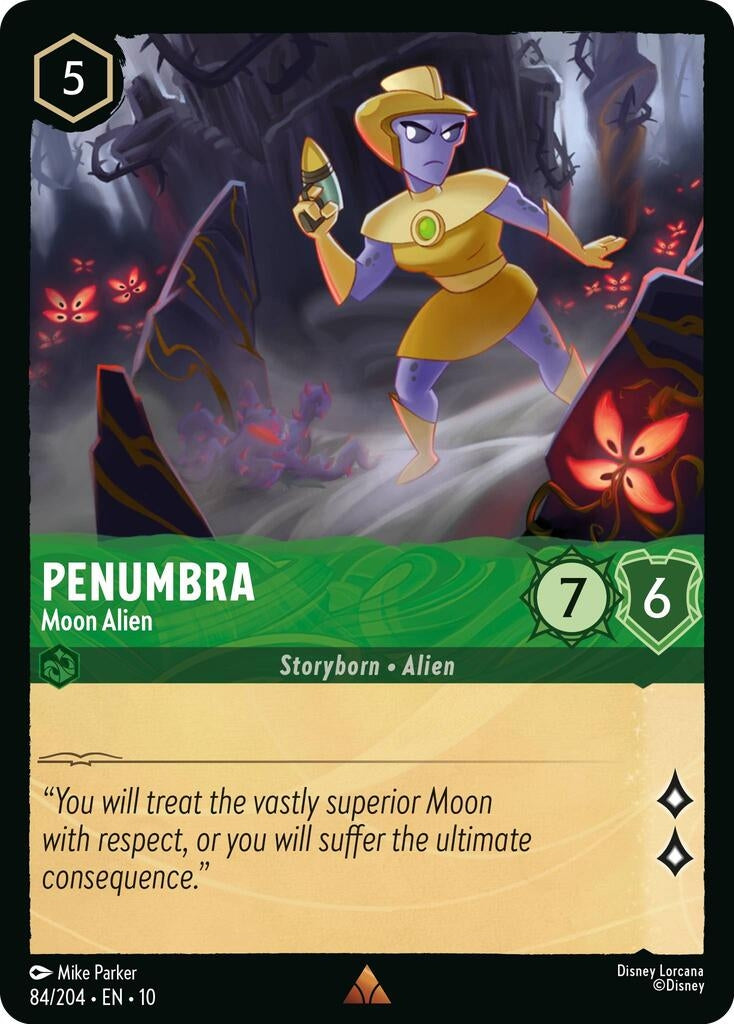 Image for Penumbra - Moon Alien (84/204) (Whispers in the Well) - Disney Lorcana
