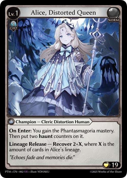 Image for Alice, Distorted Queen (002) (Phantom Monarchs) - Grand Archive TCG