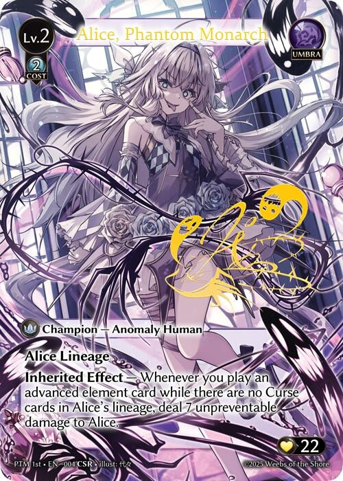 Image for Alice, Phantom Monarch (CSR) (004) (Phantom Monarchs) - Grand Archive TCG