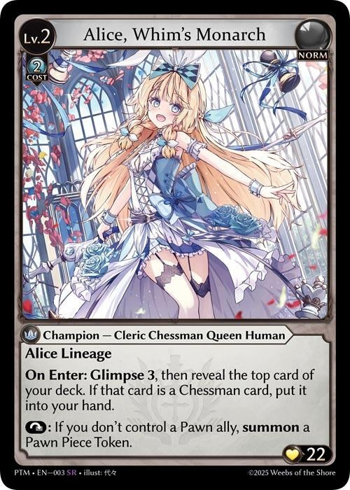 Image for Alice, Whim's Monarch (003) (Phantom Monarchs) - Grand Archive TCG