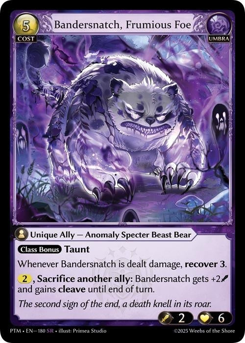 Image for Bandersnatch, Frumious Foe (180) (Phantom Monarchs) - Grand Archive TCG