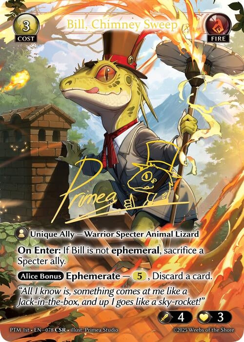 Image for Bill, Chimney Sweep (CSR) (078) (Phantom Monarchs) - Grand Archive TCG