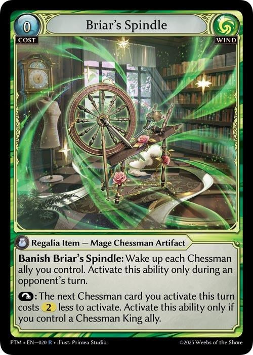 Image for Briar's Spindle (020) (Phantom Monarchs) - Grand Archive TCG