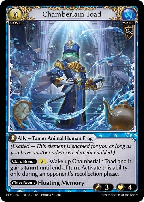 Image for Chamberlain Toad (106) (Phantom Monarchs) - Grand Archive TCG