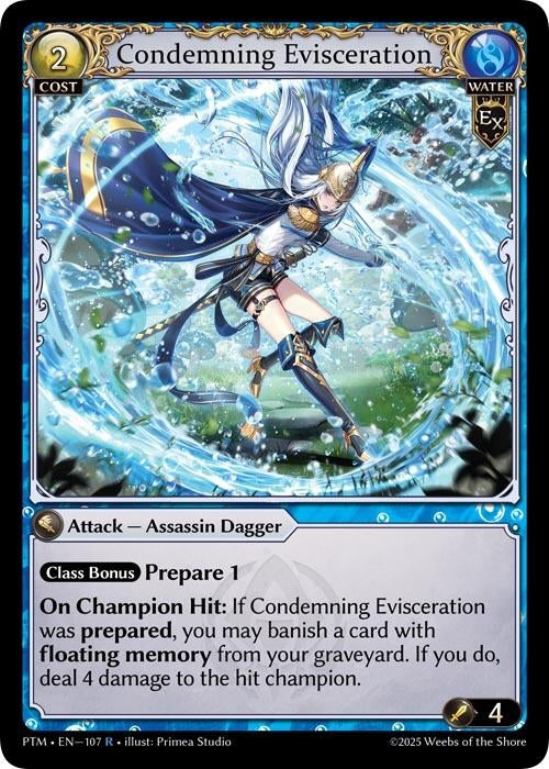 Image for Condemning Evisceration (107) (Phantom Monarchs) - Grand Archive TCG