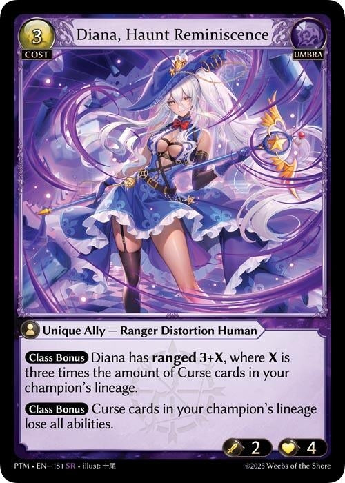 Image for Diana, Haunt Reminiscence (181) (Phantom Monarchs) - Grand Archive TCG