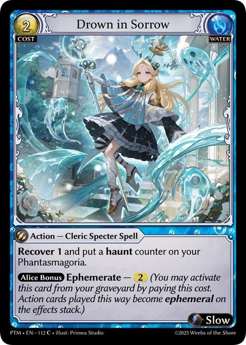 Image for Drown in Sorrow (112) (Phantom Monarchs) - Grand Archive TCG