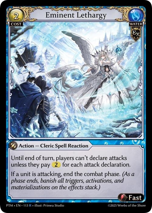 Image for Eminent Lethargy (113) (Phantom Monarchs) - Grand Archive TCG