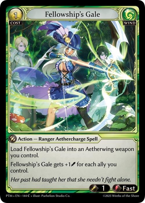 Image for Fellowship's Gale (144) (Phantom Monarchs) - Grand Archive TCG