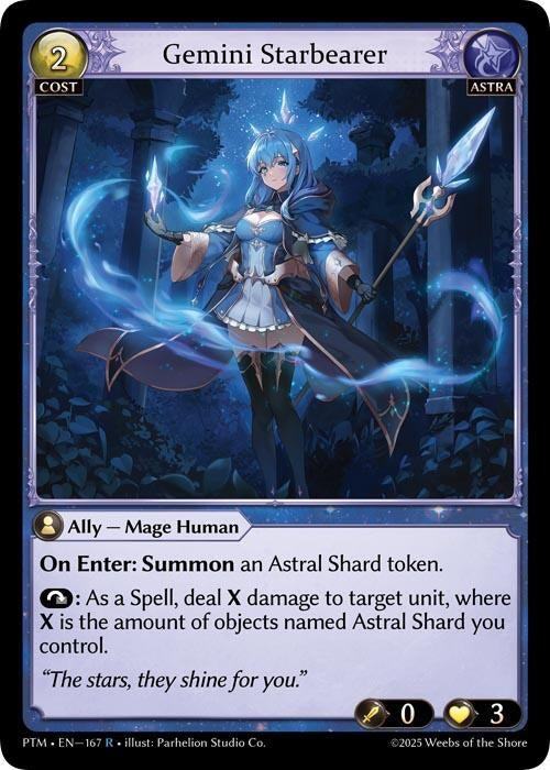 Image for Gemini StarBearer (167) (Phantom Monarchs) - Grand Archive TCG