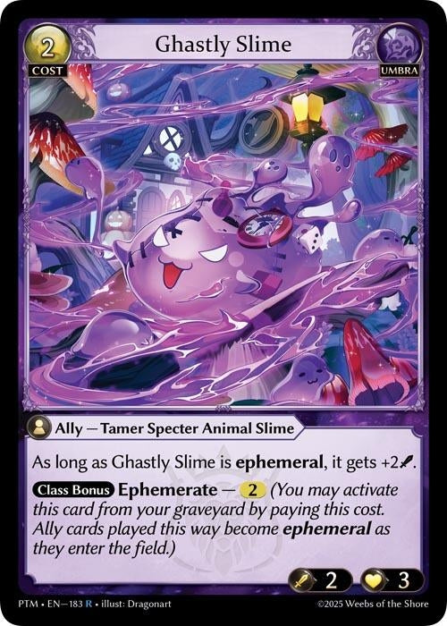 Image for Ghastly Slime (183) (Phantom Monarchs) - Grand Archive TCG