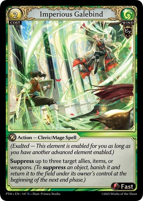 Image for Imperious Galebind (147) (Phantom Monarchs) - Grand Archive TCG