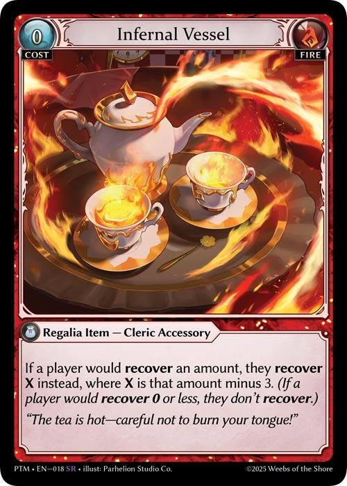 Image for Infernal Vessel (018) (Phantom Monarchs) - Grand Archive TCG