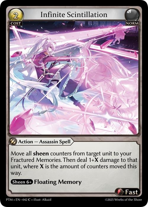 Image for Infinite Scintillation (042) (Phantom Monarchs) - Grand Archive TCG