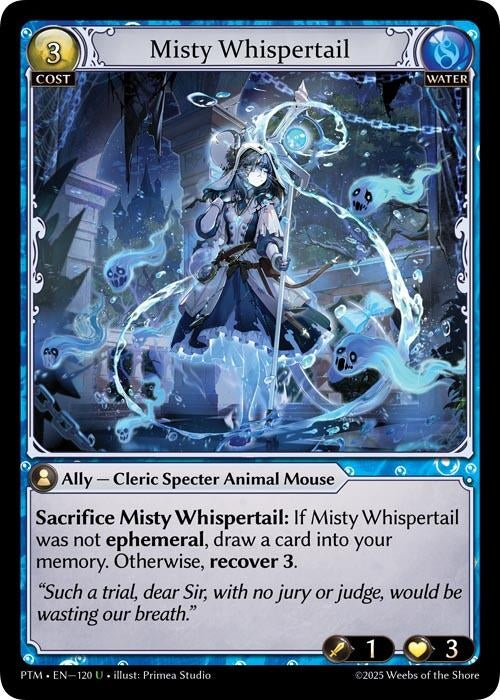 Image for Misty Whispertail (120) (Phantom Monarchs) - Grand Archive TCG