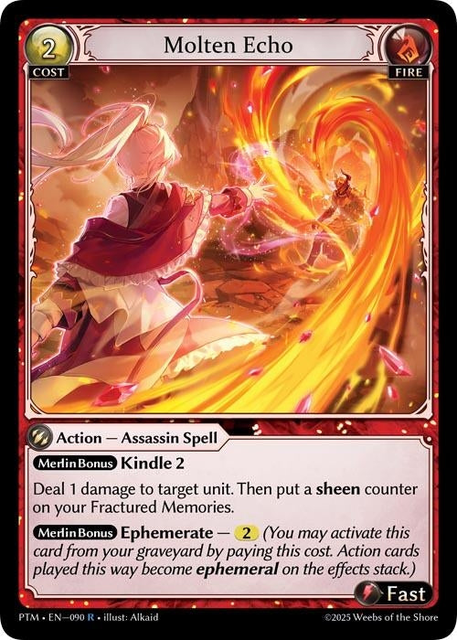 Image for Molten Echo (090) (Phantom Monarchs) - Grand Archive TCG