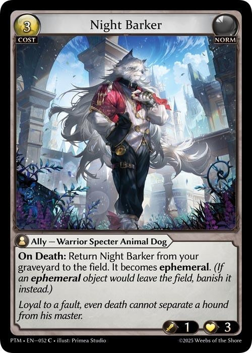 Image for Night Barker (052) (Phantom Monarchs) - Grand Archive TCG