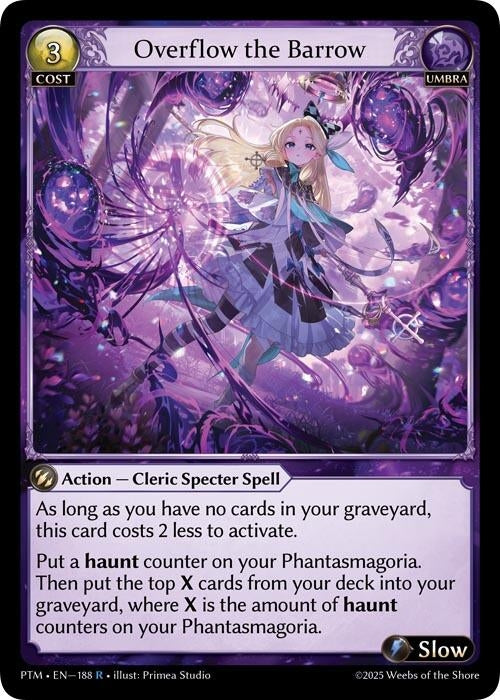 Image for Overflow the Barrow (188) (Phantom Monarchs) - Grand Archive TCG