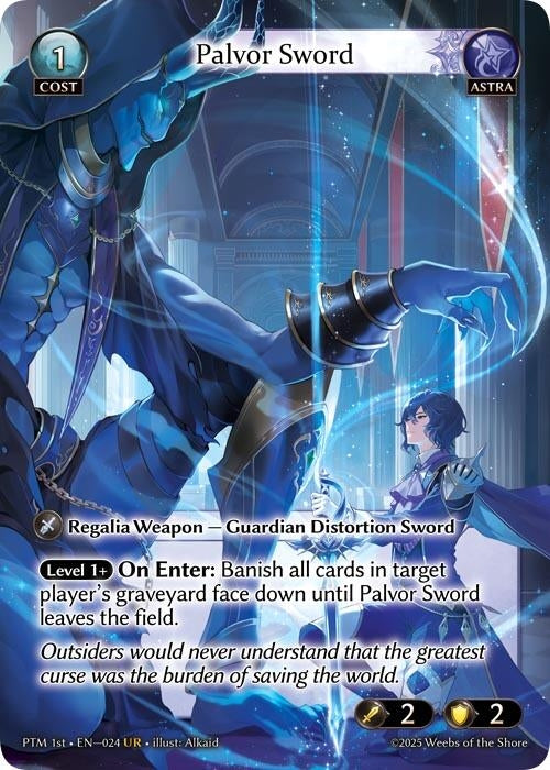 Image for Palvor Sword (024) (Phantom Monarchs) - Grand Archive TCG