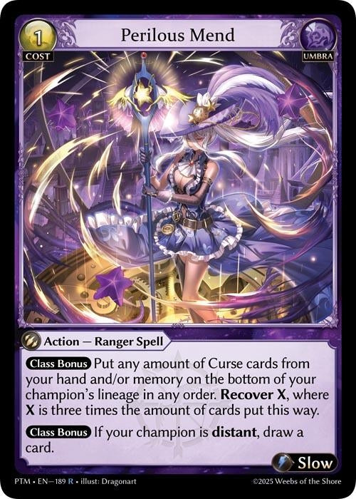 Image for Perilous Mend (189) (Phantom Monarchs) - Grand Archive TCG