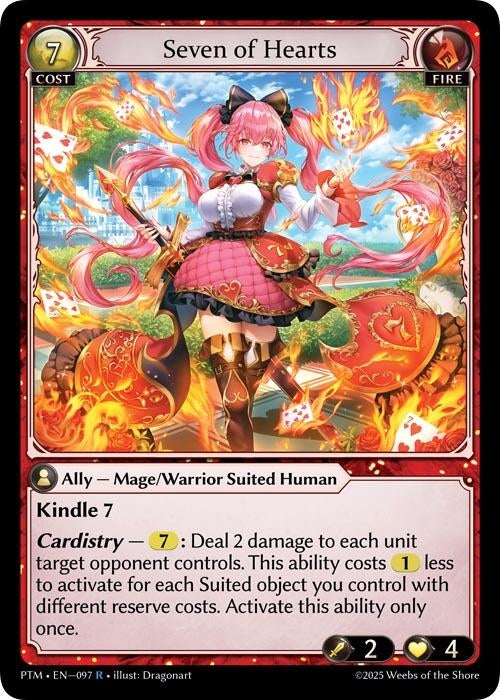 Image for Seven of Hearts (097) (Phantom Monarchs) - Grand Archive TCG