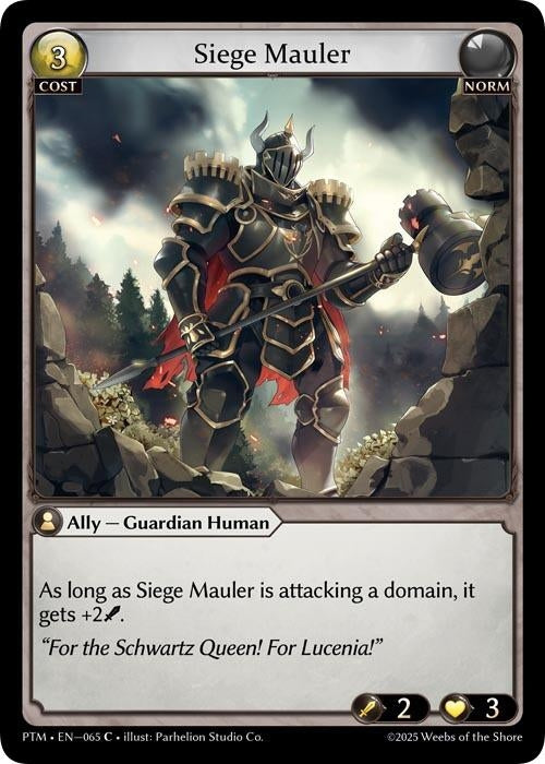 Image for Siege Mauler (065) (Phantom Monarchs) - Grand Archive TCG