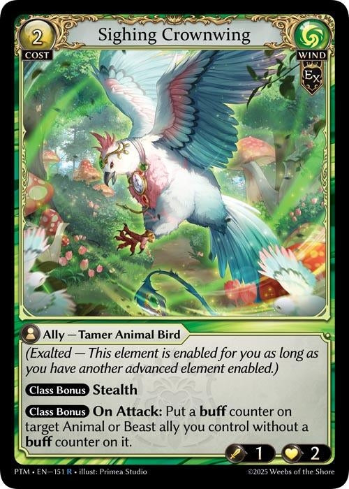 Image for Sighing Crownwing (151) (Phantom Monarchs) - Grand Archive TCG