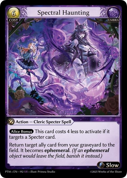 Image for Spectral Haunting (192) (Phantom Monarchs) - Grand Archive TCG