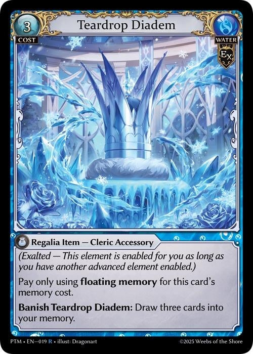 Image for Teardrop Diadem (019) (Phantom Monarchs) - Grand Archive TCG