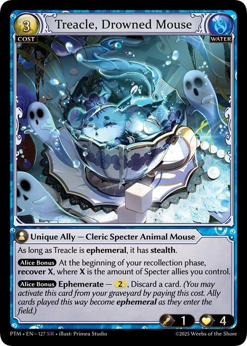Image for Treacle, Drowned Mouse (127) (Phantom Monarchs) - Grand Archive TCG