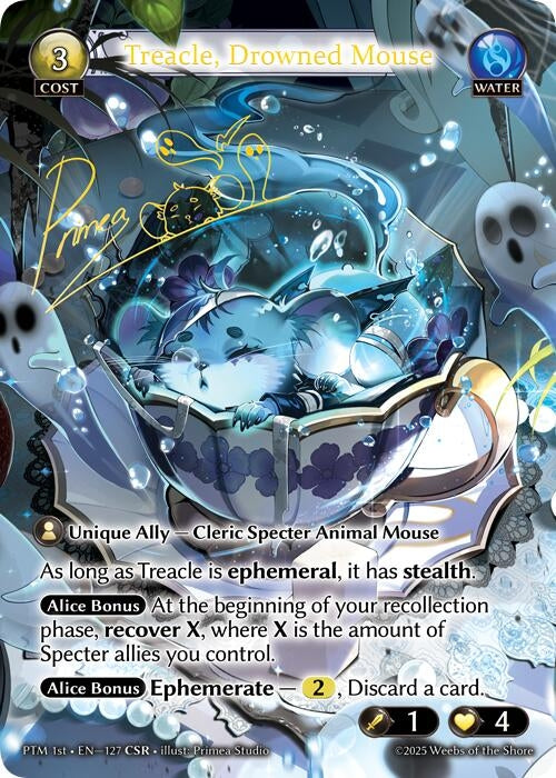 Image for Treacle, Drowned Mouse (CSR) (127) (Phantom Monarchs) - Grand Archive TCG